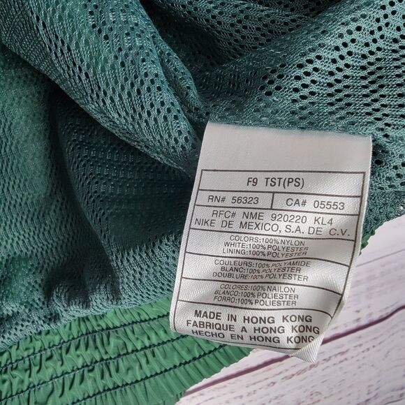 Vintage Nike Team Mens Size L Full Zip Jacket Front Vented Green - Picture 6 of 9